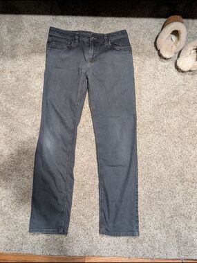 Prana Men's Gray Straight-Leg Pants